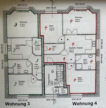 Foto - 3 Zimmer Etagenwohnung zur Miete in Brokstedt