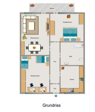 Foto - Etagenwohnung in Duisburg zur Miete