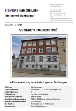Foto - Wohnung in Schöningen zu vermieten.