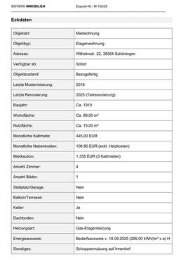 Foto - 4 Zimmer Etagenwohnung in Königslutter am Elm