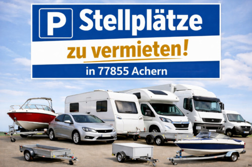 Foto - Stellplatz für Auto Wohnwagen Wohnmobile Boot LKW zu vermieten !