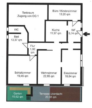 Foto - 4 Zimmer Erdgeschoßwohnung zur Miete in Weisenbach
