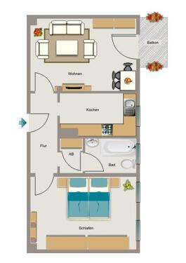 Foto - 2.5 Zimmer Etagenwohnung zur Miete in Gelsenkirchen