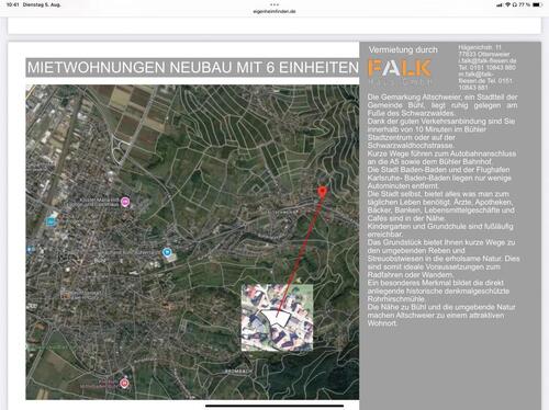 Foto - Etagenwohnung zur Miete in Bühl