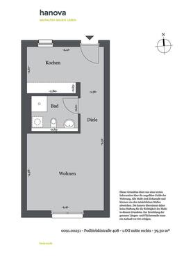 Foto - 1 Zimmer Etagenwohnung zur Miete in Hannover
