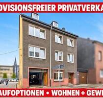 Provisionsfrei: Wohn-Geschäftshaus mit Halle – 2 Kaufoptionen - Duisburg Essenberg