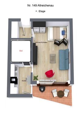 Foto - 1 Zimmer Etagenwohnung zur Miete in Neureichenau