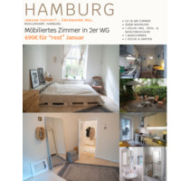HH WG Zimmer gegen MUC - 640,00&nbsp;EUR Kaltmiete, ca.&nbsp; 50,00&nbsp;m&sup2; in Hamburg (PLZ: 22303) Winterhude