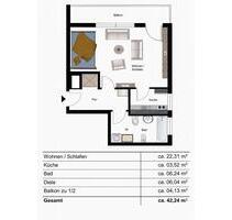 Eigentumswohnung 1,5 Zimmer Top vermietet - München Am Hart