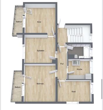 Foto - Etagenwohnung in Schramberg zur Miete