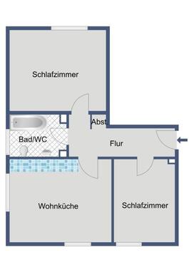 Foto - Etagenwohnung in Borken (Hessen) zur Miete