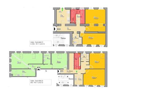 Foto - 6 Zimmer Maisonettenwohnung zur Miete in Halle (Saale)