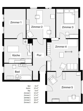 Foto - 5-Raum-Wohnung im Villenviertel von Mittweida