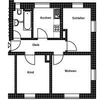 3-ZKB Wohnung, ruhig, hell und gut für WG geeignet - Augsburg Oberhausen