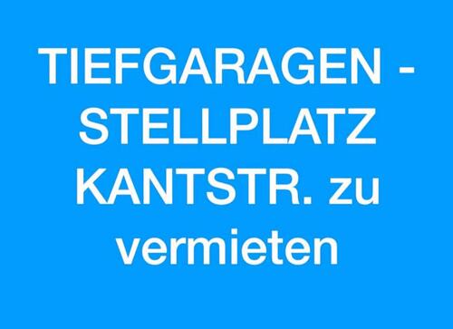 Foto - VERMIETE TIEFGARAGE STELLPLATZ KANTSTR. PKW YOUNG- & OLDTIMER