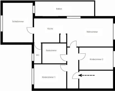 Foto - 4.5 Zimmer Dachgeschoßwohnung zur Miete in Eppelheim