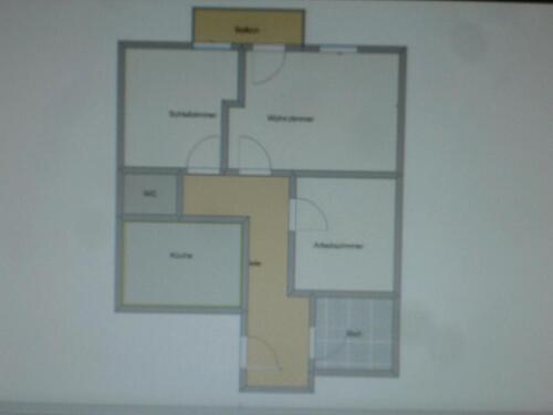 Foto - 3 Zimmer Etagenwohnung zur Miete in Ansbach