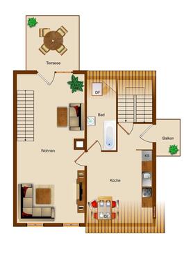 Foto - 3 Zimmer Etagenwohnung zur Miete in Parchim