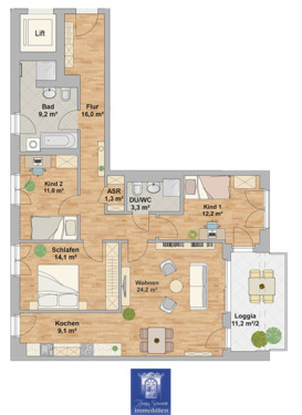 Foto - 4 Zimmer Etagenwohnung zur Miete in Dresden