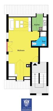 Foto - 1 Zimmer Dachgeschoßwohnung zur Miete in Riesa