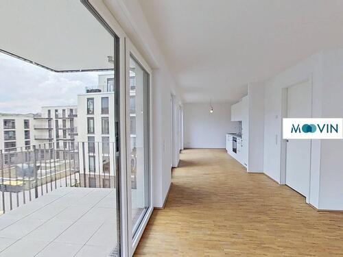 Foto - 1 NKM frei: Lichtdurchflutete 2-Zimmer-Neubauwohnung mit Einbauküche und Balkon