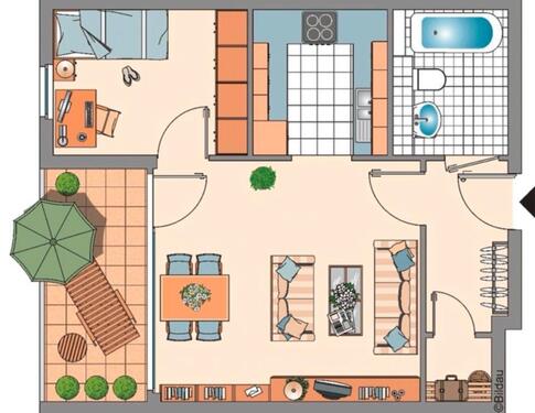 Foto - 1,5 Zimmer-Wohnung zur Untermiete - Befristet für 6 Monate