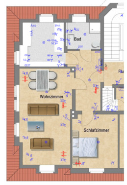 Foto - 2 Zimmer Etagenwohnung zur Miete in Großröhrsdorf
