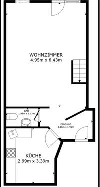 Foto - Möbelierte 2 Zi. Masionette Wohnung Balkon+Stellplatz offenthal