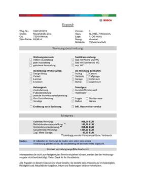 Foto - 3 Zimmer Etagenwohnung zur Miete in Wernau (Neckar)