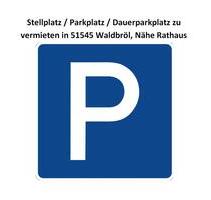 Stellplatz, Parkplatz zu vermieten in 51545 Walbröl, Rathausnähe - Waldbröl