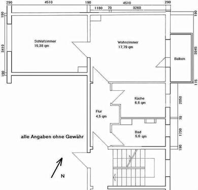 Foto - 2 Zimmer Etagenwohnung in Braunsbedra