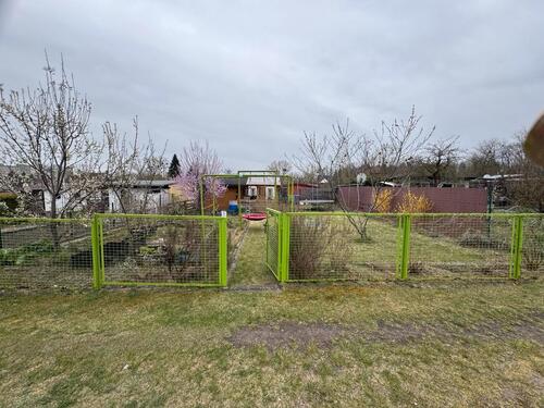 Foto - Pachtgarten ökologisch ca.300qm mit kleinem Holzbungalow