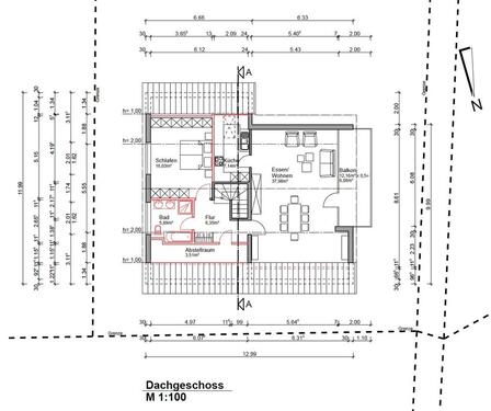 Foto - Neue gemütliche Dachgeschosswohnung mit Balkon mit Gestaltungsmög