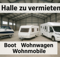 Hallenstellplatz f. Boote,Wohnwagen o. Wohnmobile Unterstellplatz - Niederwerrn