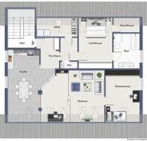 Helle Dachgeschoss-Wohnung im Zentrum - Ibbenbüren