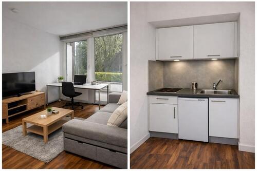 Foto - Saniert - Möblierte 1‑Zimmer‑Wohnung – 25 m² – EG – Terrasse