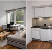 Saniert - Möblierte 1‑Zimmer‑Wohnung – 25 m² – EG – Terrasse - Aachen Aachen-Mitte