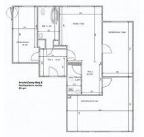 3-Raum Wohnung m.Fußbodenheizung,Wohnküche u.großem Garten - Zwickau