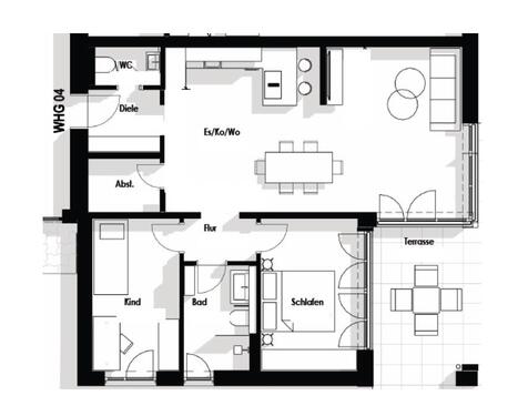Foto - Etagenwohnung zur Miete in Bad Schussenried