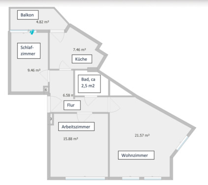 Foto - 3 Zimmer Etagenwohnung zur Miete in Hannover