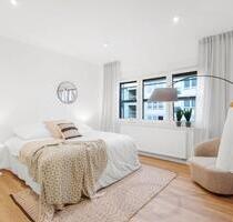 2-Zi-Whg. in Zimmerstr. Düsseldorf mit Balkon, EBK, Vollmöbliert