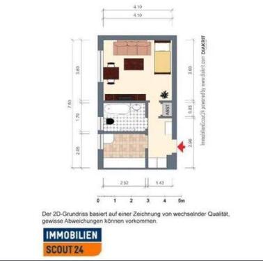 Foto - Schöne 1 Zi-Whg 33 qm mit EBK in Hagen-Vorhalle