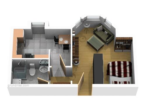 Foto - Dachgeschoßwohnung in Magdeburg zur Miete