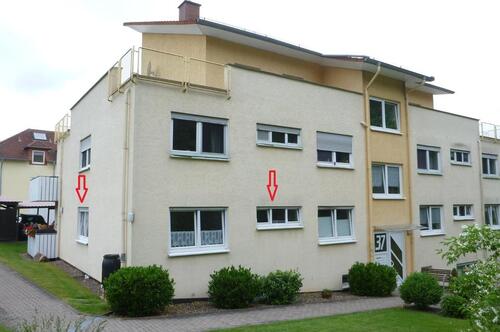 Foto - 34346 Hann. Münden, 3 ZKB, ca. 85 qm, 60 m zum Wald, Balkon