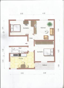 Foto - Wohnung 3,5 Zimmer Mietwohnung in Anliegerstraße