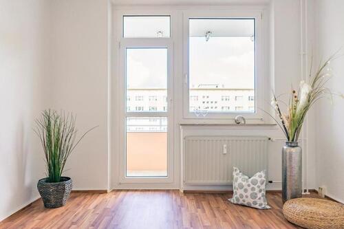 Foto - 2-Raum-Wohung mit Balkon und ebenerdiger Dusche