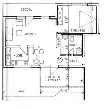 Foto - 2 Zimmer Dachgeschoßwohnung in Duisburg