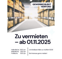 Gewerbeobjekt - Lagerhalle Herford