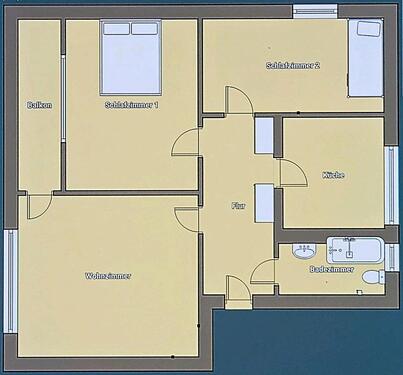 Foto - 3-Zimmer-Wohnung in Osnabrück-Schinkel Ost – Balkon, gute Lage