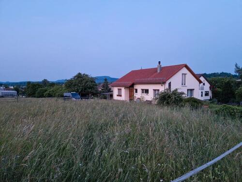 Foto - Wohnhaus mit kleinem Offenstall, zus. Bauplatz, 19ar Grundst.